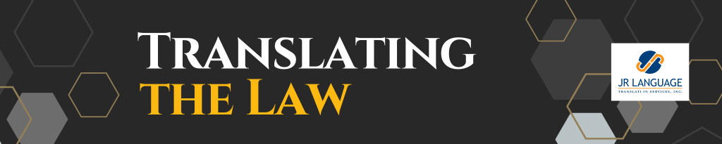 legal Translation Services Banner Image