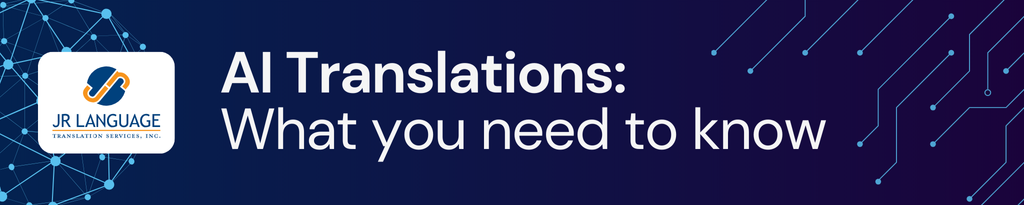 AI Translation Services banner image