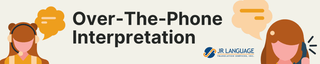 over-the-phone interpretation for professionals banner image