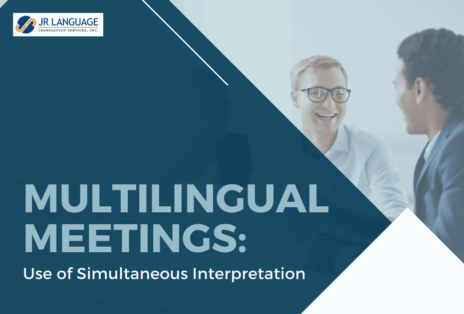 Business Simultaneous interpretation services banner image