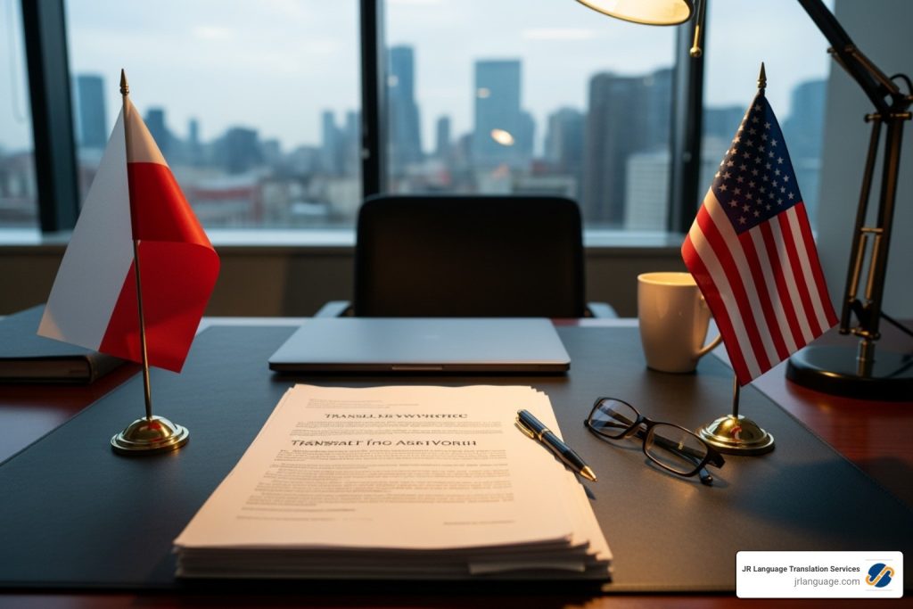 Polish document ready to translate into English